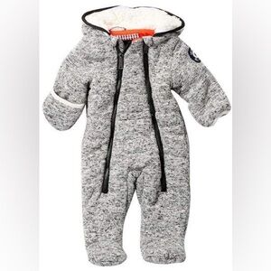 Ben Sherman • Sweater Fleece Faux Shearling Lined Snowsuit 6-9 Months
